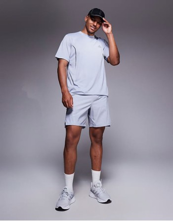 Ron fit skater denim jorts in sand wash
