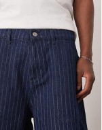 long length poplin cargo short in beige